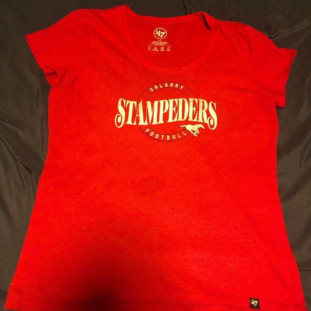 Calgary Stampeders tee shirt